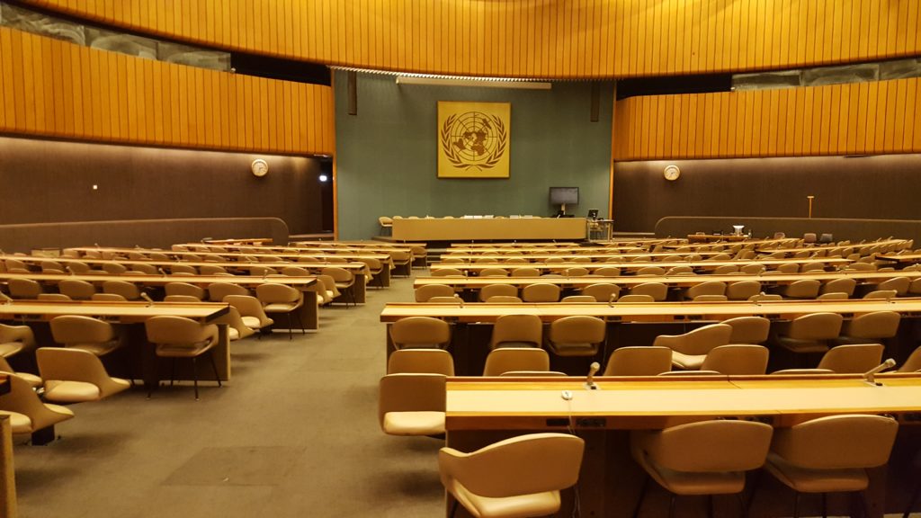 Sala posiedzeń ONZ - Szwajcaria