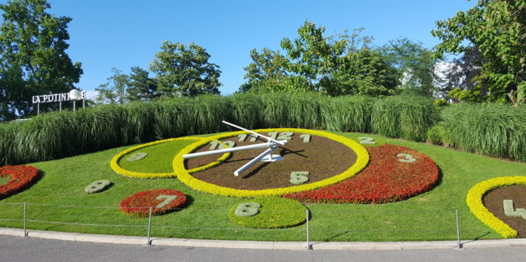Zegar kwiatowy w Genewie