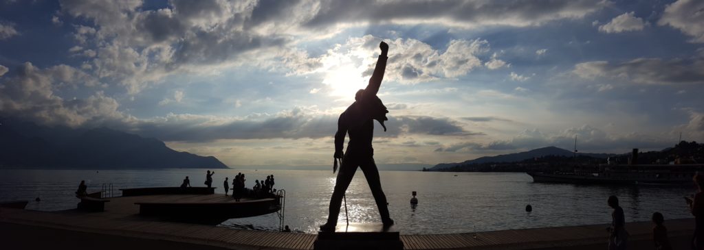 Pomnik Freddiego w Montreux - Szwajcaria