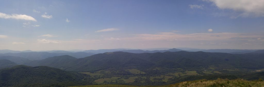 Panorama z Tarnicy