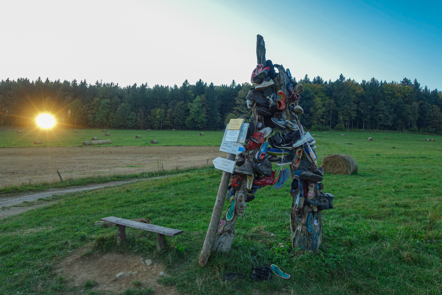 Skopiec parking, szlak Góry Kaczawskie szczyt, jak wejść