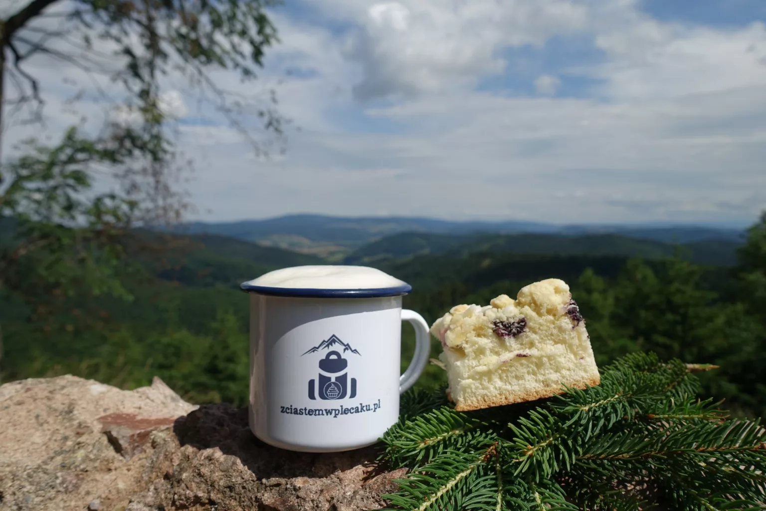 Z ciastem w plecaku