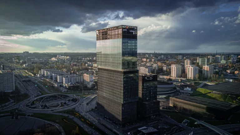 Katowice z drona