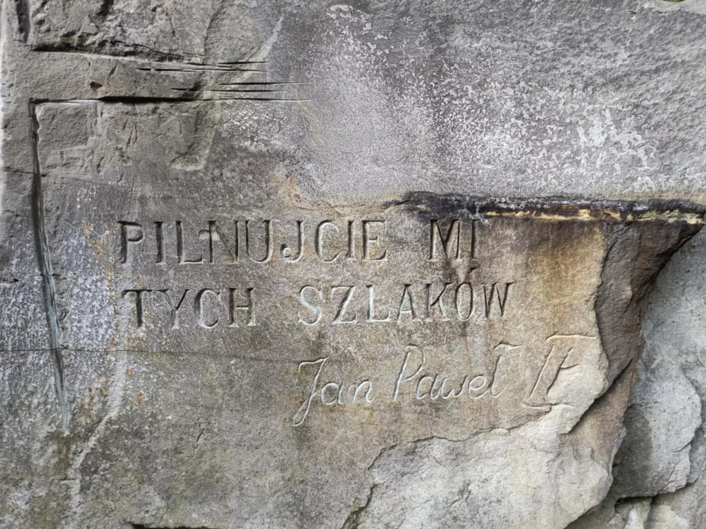 Szlak niebieski na Luboń Wielki z Rabki Zdrój