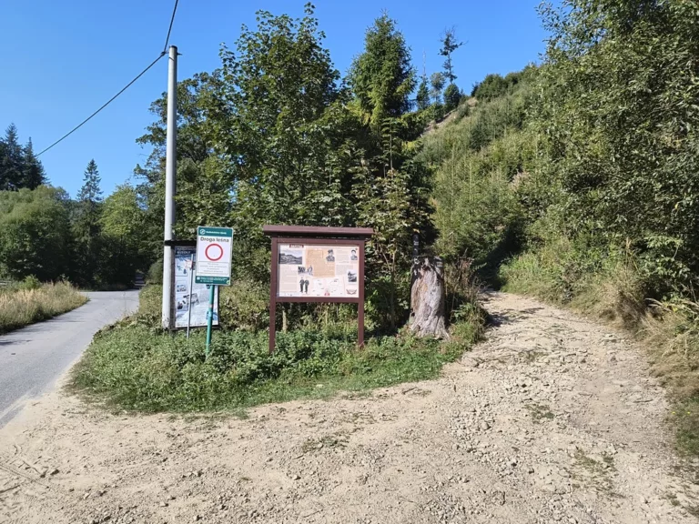 Żółty szlak na Wielką Raczę z Rycerki Górnej