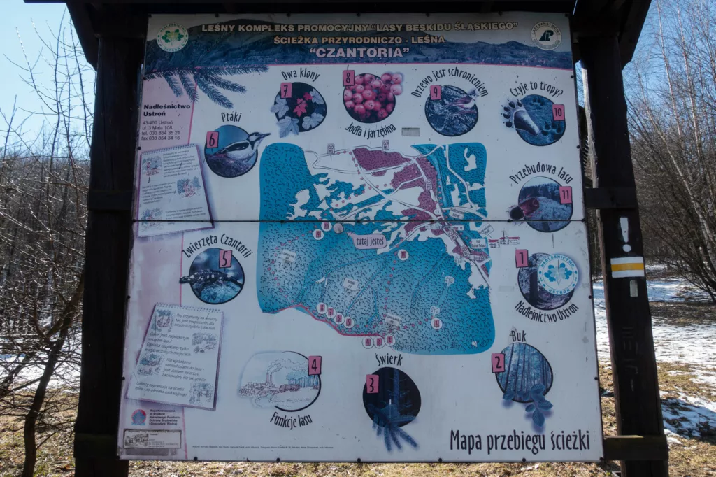 Żółty szlak na Wielką Czantorię